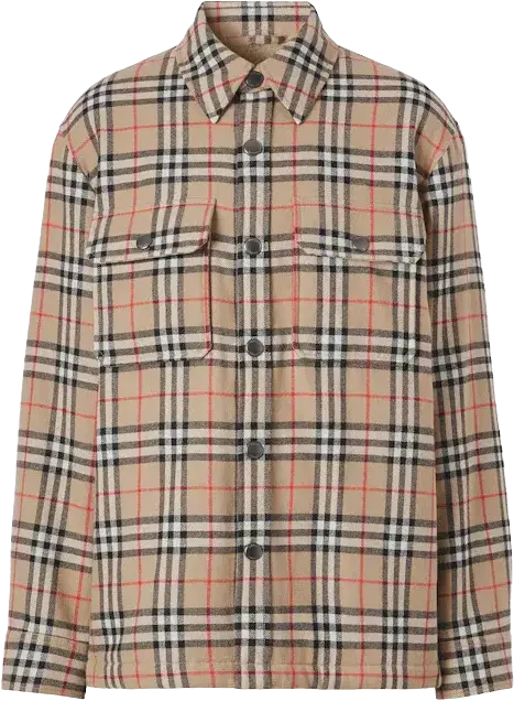 Burberry Vintage Check Shirt Jacket Beige (US XL)
